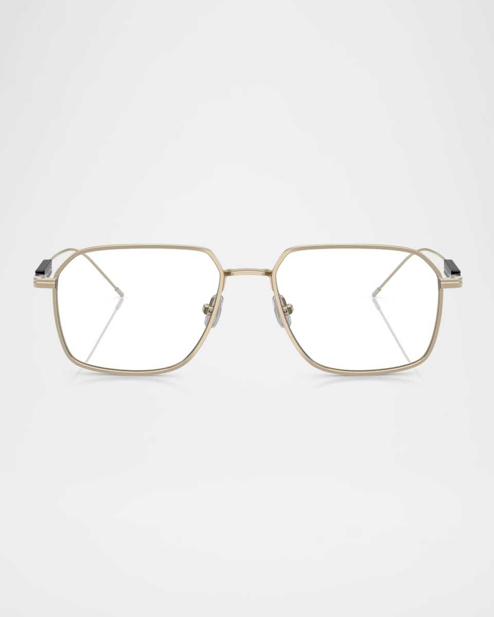 BC1004T Titanium & Plastic Rectangular Blue Light Blocking Glasses